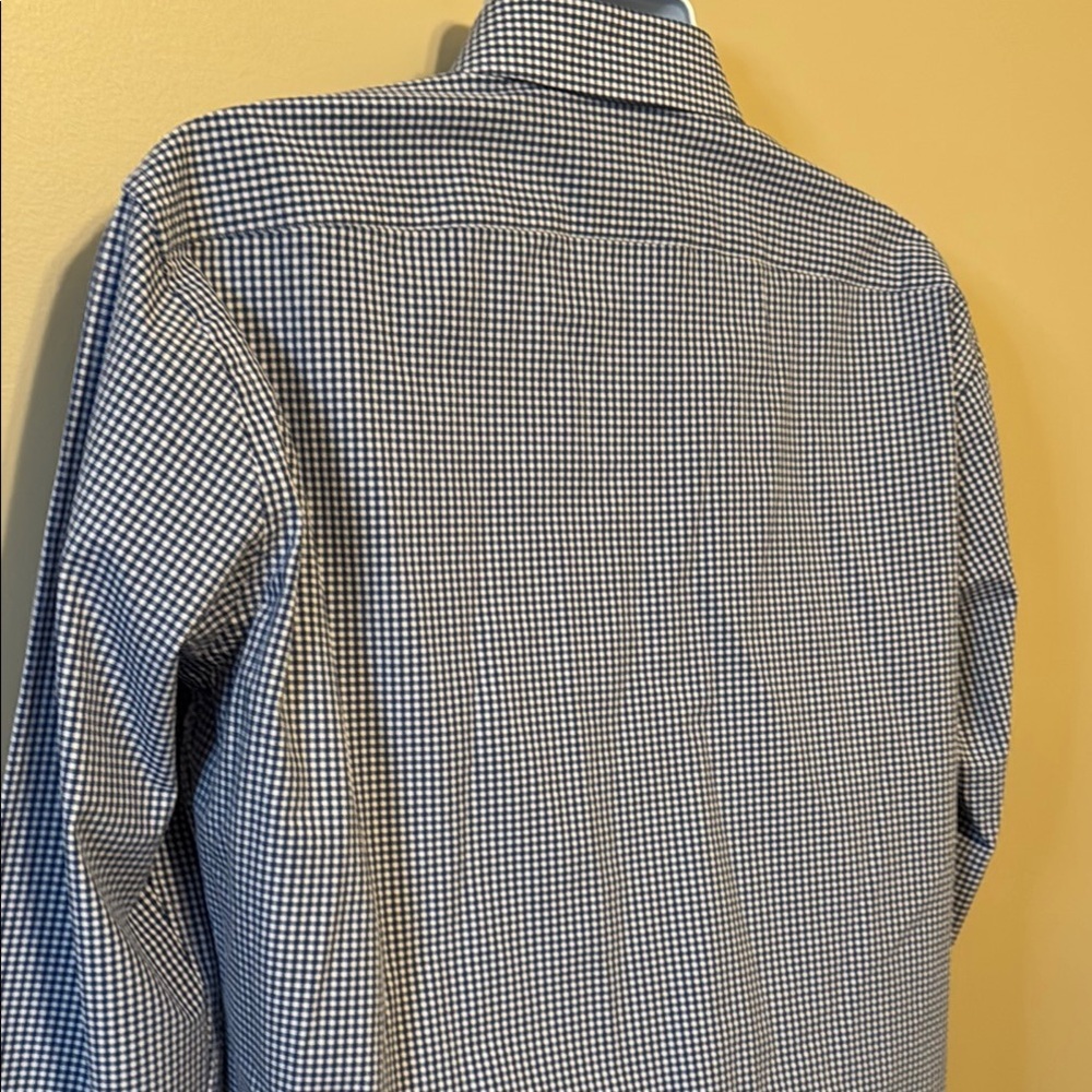 Nordstrom Blue Dress Shirt Slim Fit - Picture 6 of 11